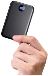 Power Bank, 22.5W Mini PowerBank 15000mAh(USB-C Input & Output), PD 3.0 QC 3.0 Externe Handyakkus mit LED Display, Kompatibel mit iPhone 16 15 14 13 12 Pro Max und mehr