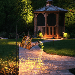 🌟 GuKKK Solar Gießkanne mit Solarlampen für Außen 🌿 LED Außen Solarlampen