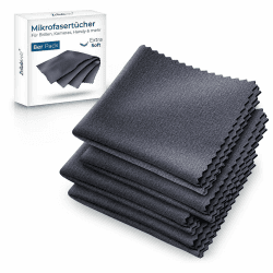 Angebot: Zrilubkrelz® 8 Brillenputztücher in Optikerqualität - 20 x 20cm - Mikrofaser - Extra Weich & Saugstark 😎👓
