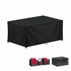 LAMUNI Gartenmöbel Abdeckung Wasserdicht Outdoor Tischabdeckung Winterfest Abdeckplane Gartenmöbel