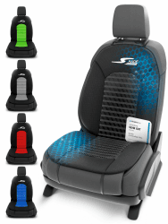 🚗 Walser Car Comfort Auto-Sitzauflage S-Race - Schwarz 🏁