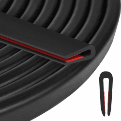 🔥 Kantenschutz Blech 1.6mm x 3 Meter Gummidichtung 🚗
