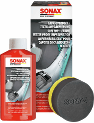 🚗 SONAX Cabrioverdeck+Textil-Imprägnierung (250 ml) 🌟 Farbauffrischung und Schutz vor Wiederverschmutzung von Stoffverdecken! 🌈