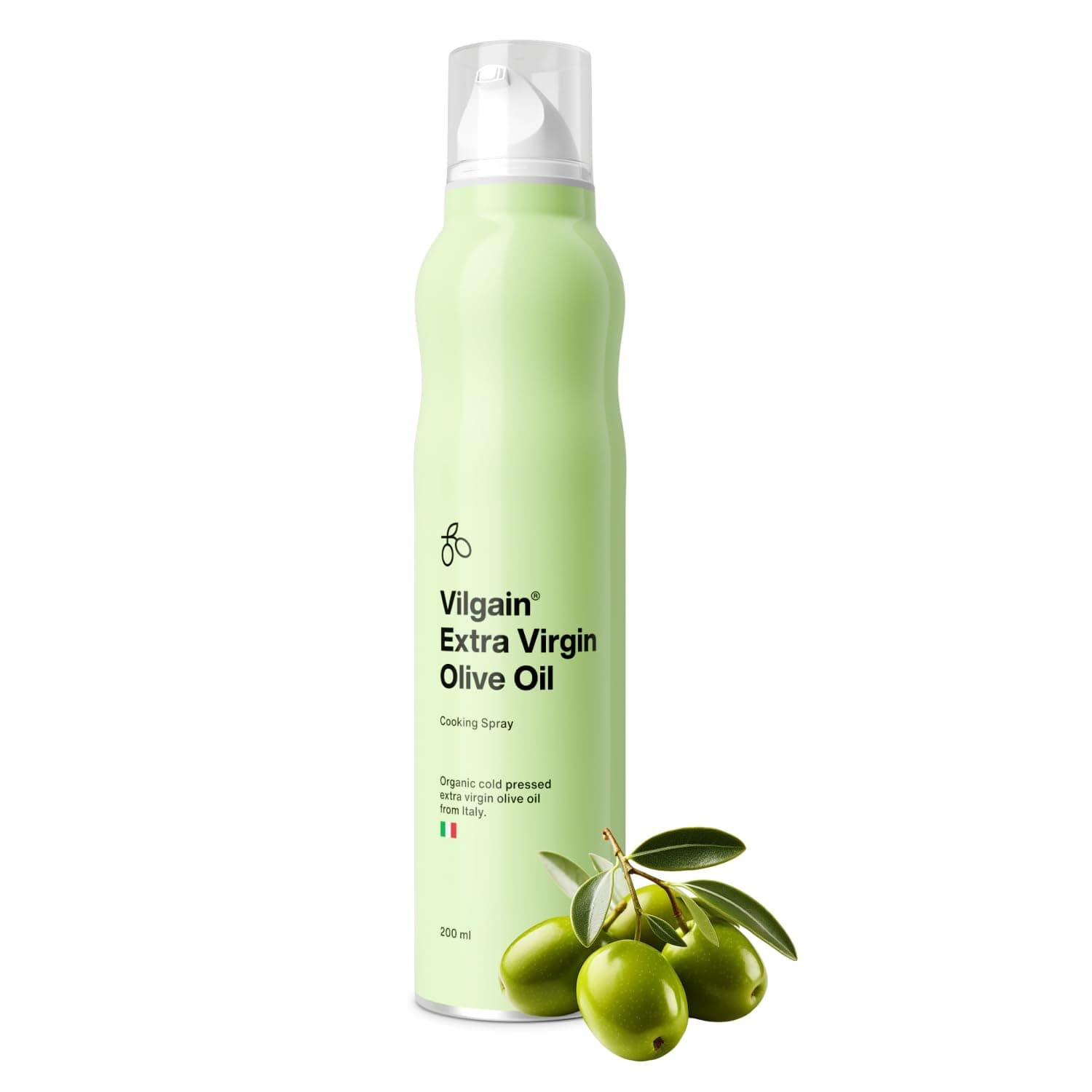 🌿 Vilgain® BIO Olivenöl Spray | Natürliches Öl-Kochspray 🍳