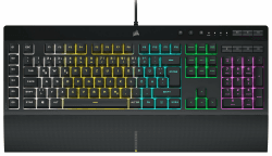 CORSAIR K55 RGB PRO Kabelgebundene Membrantastatur - IP42 staub- Und Spritzwassergeschützt 🌊🎮