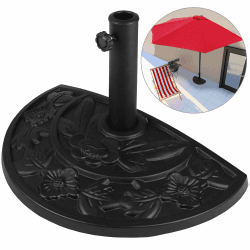Deuba® Sonnenschirmständer halbrund Balkon Terrasse 9 kg 🌞