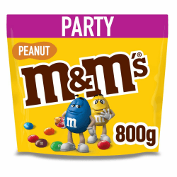 🍫🥜 Große Schoko-Partytüte M&M'S® Peanut 800g - Sonderangebot!
