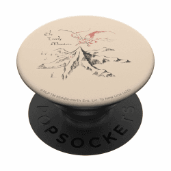 🌋📱 PopSocket : PopGrip The Hobbit Lonely Mountain - Ausziehbarer Sockel und Griff 📱🌋