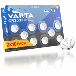 🔋🔍 VARTA Batterien Knopfzellen CR2032, 20 Stück - Power on Demand! 🏷️