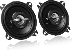 🔊 JVC CS-J420X 10 cm 2-Wege-Koaxial-Lautsprecher, 2 Stück, Schwarz 🎵