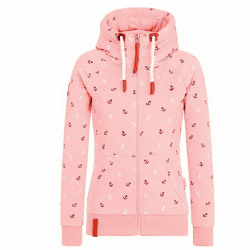 Neue Damenjacke mit Anker-Muster und Kapuze 😍🧥