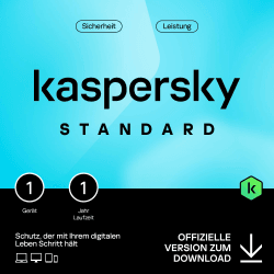 Kaspersky Standard Anti-Virus 2025 🛡️ | 1 Gerät | 1 Jahr | Umfassender Schutz