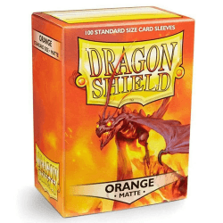 🐉 Arcane Tinmen ApS ART11013 Dragon Shield Sleeves Matte Orange Card Game 🧡