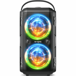 W-KING 180W PEAK Bluetooth Lautsprecher Box 🎵🔊 Party laut Musikbox Bluetooth Boom Box Kabelloser