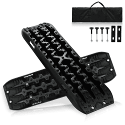 🚗🔝 Herrselsam 2 Stücke Sandbleche Offroad Traktionsmatte Kunstoff Anfahrhilfe