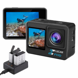 📹 Dual Screen Action Cam 1080P /WiFi wasserdichte Kamera 🌊📷