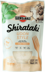 🍜 MIYATA Shirataki Udon aus Konjakmehl 270g Packung (200g Abtropfgewicht) - 1er Pack