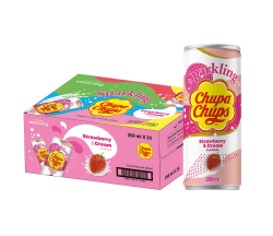 🍓 Chupa Chups Sparkling Strawberry Cream Drink Angebot! 🥤✨