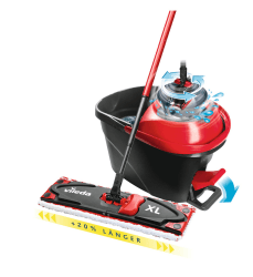 Vileda Ultramax Turbo XL Set 🌟 XL Bodenwischer mit Teleskopstiel