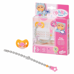 👶🧸 BABY born Magic Schnuller und Puppenkette für 43 cm Puppen, 832486 Zapf Creation 🎈🌟
