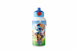 Mepal - Trinkflasche Pop-up Campus - Wasserflasche - Auslaufsichere Flasche für die Schule - Wiederverwendbar - BPA-frei & Spülmaschinenfest - 400 ml - Paw Patrol Pups 🐾