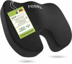 🚗🪑 feela.® Orthopädisches Autositzkissen [3 Härtegrade] – Keilkissen Auto für besseren Sitzkomfort