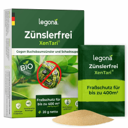 🌿🐛 Legona® Xentari Zünslerfrei & Raupenfrei | Biologische Bekämpfung vom Zünsler