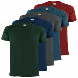ALPIDEX Herren T-Shirts 5er Set Rundhals einfarbig S M L XL XXL 3XL 4XL 5XL 🌟👕🛍️