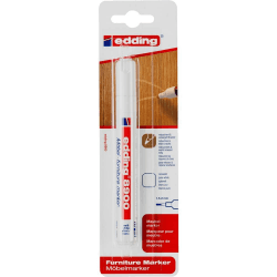 🖊️🏡 Edding 8900 Möbelmarker Reinweiß 1.5 mm, 2 mm - Spezialmarker für Zuhause!