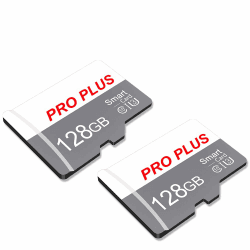 🚀 2er Pack Speicherkarte 128GB mit Adapter | Hohe Geschwindigkeit | UHS-I C10 A1 TF Karte