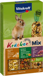 🐰🥕 Vitakraft Kräcker Mix für Zwergkaninchen 🍿🍯🥦🍇🥜