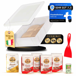 DELICRET - Starter-Kit Pizzateig | Premium Pizzaklasse 🍕🇮🇹👌👨‍🍳✅