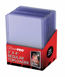 🌟 Super Deal! AMIGO 81579 Pro - Ultra Pro - Toploader 3"x 4" Ultra Clear 25s - 74427812225, Kunststoff