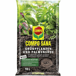 🌿🌴 Compo SANA Grünpflanzen- und Palmenerde 10L mit 8 Wochen Dünger