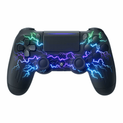 ECHTPower Wireless Controller für PS-4 mit RGB & Dual Vibration 🎮