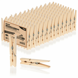 🌿🌞🌲 Super Deal: 120x Nachhaltige Holz-Wäscheklammern aus Birkenholz!