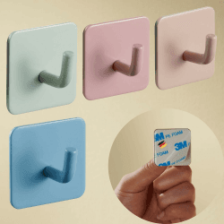 DEKAZIA® 4 Kleiderhaken Kinder bunt | Garderobenhaken Kinder Kindergarderobe 🌈
