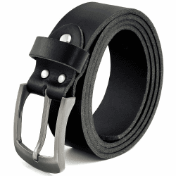 🎉 Fa.Volmer ® Gürtel Herren Ledergürtel aus Büffelleder 38mm breit kürzbar #10125 🎁