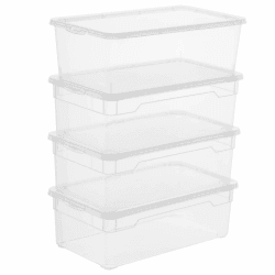 🎁 Angebot: Rotho Clear 4er-Set Aufbewahrungsbox 5l mit Deckel
