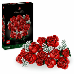 🌹🌿 LEGO Botanicals Rosenstrauß - Kunstblumen als Zimmer-Deko 🌺🌼