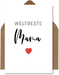 🎉 Weltbeste Mama Karte zum Geburtstag 💌