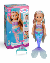 🧜‍♀️ BABY born Meerjungfrau - 43 cm große Puppe mit Farbwechsel-Schwanzflosse! 🌈