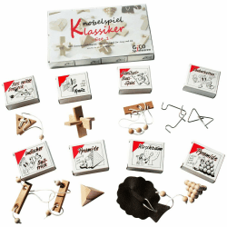 🧩 Knobelspiel Klassiker Sets - 8 Geschicklichkeitsspiele 🎁
