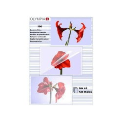 🌟 OLYMPIA Laminierfolie 100 X DIN A4 125 Mikron - Angebot!