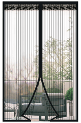 Fliegengitter Magnet Tür, 90x200cm Fliegenvorhang Magnet Balkontür 🦟