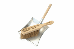 🎁 Personalisiertes Handfeger und Kehrschaufel Set mit individueller Gravur 🧹