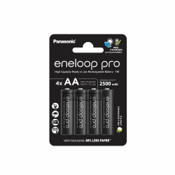 🔋🌿🌞 eneloop pro AA/Mignon NI-MH Akku 4er-Pack - Umweltfreundliche Verpackung