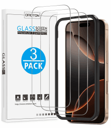 OMOTON Panzerglas Schutzfolie für iPhone 16 Pro [3 Stück] 📱💥