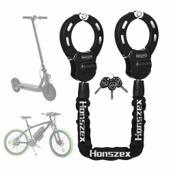 🔒 E Scooter Schloss - Hochsicherheitsschloss für Fahrräder und mehr! 🔒