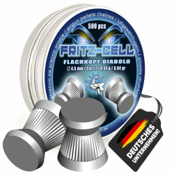 🎯 Spezialangebot: 500 Flachkopf Diabolos 4,5mm Fritz-Cell